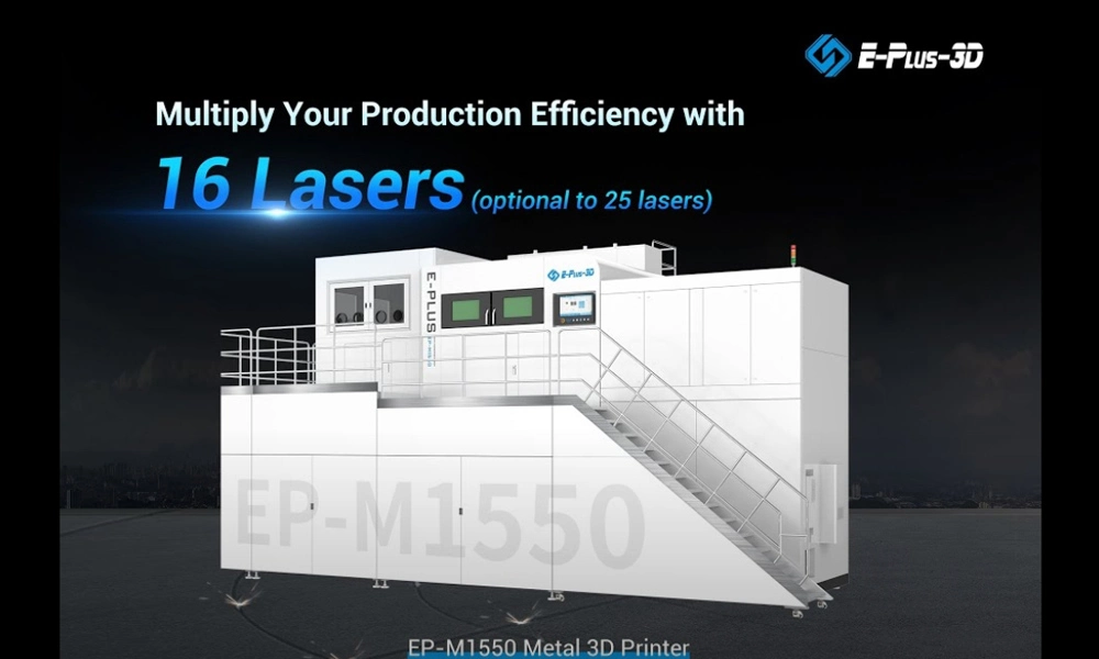 EP-M1550: Large Metal AM System for Aerospace (16 and 25 lasers optional)